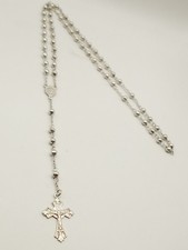 Rosario Unisex Argento Antico