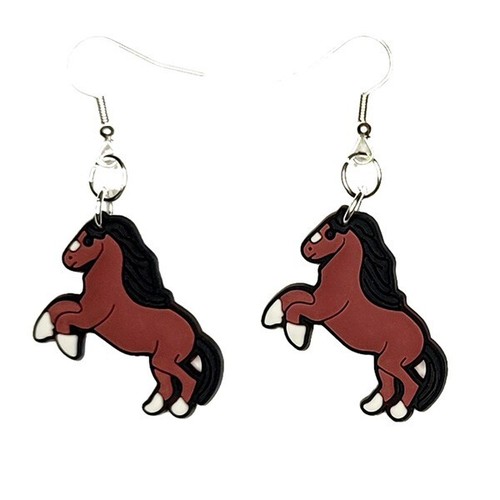 Orecchini cavallo pony fatti - cavallo,