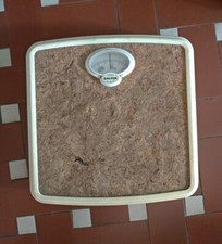 Bilancia Pesa Persone SALTER Vintage Sughero Cork Plastica Retro Old Modernariat