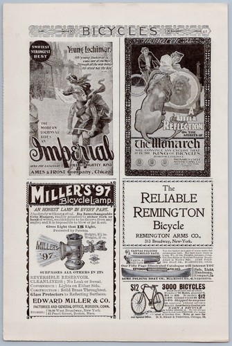 1897 pubblicità bicicletta - 1897,