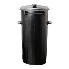 Pvc waste bin with hinged - with, lid