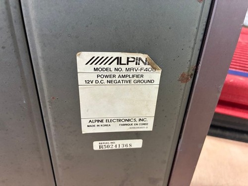 Alpine mrv f400 amplificatore - mrv-f400,