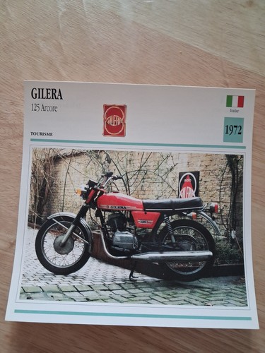 Gilera 125 arcore 1972 scheda - gilera,