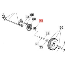 PIGNONE SX RUOTA POSTERIORE