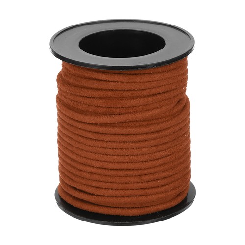Faux leather rope 11yd - faux, 3mm