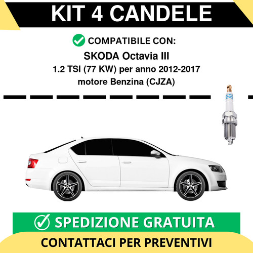 Kit candele per - per, skoda
