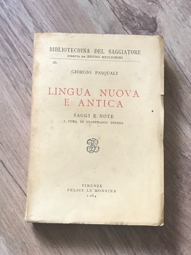 Lingua nuova antica - lingua,