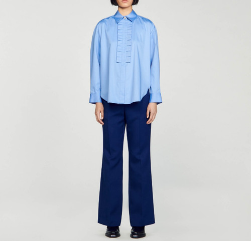 Sandro camicia donna blu