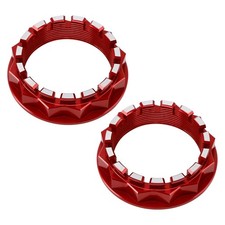 Rear Wheel Nuts set Red For