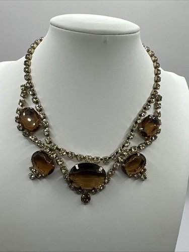 Collana vintage cristallo - , 15"