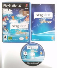 PS2 : SINGSTAR E LA MAGIA DISNEY - Completo, ITALIANO ! Solo su PLAYSTATION 2
