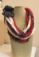 Sciarpa collana, scaldacollo, regalo di Natale, sciarpa misto lana