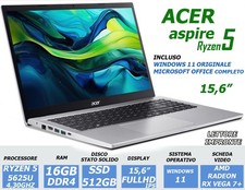 Notebook ACER 15.6 AMD RYZEN 5