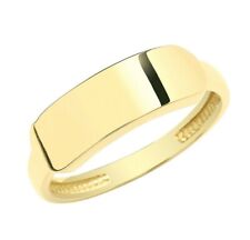 Donna Id Anello Sigillo 9ct