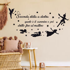 Adesivi murali frasi peter pan