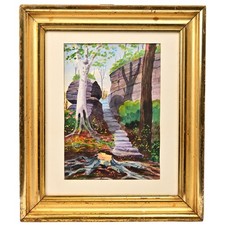 Quadro acquerello paesaggio