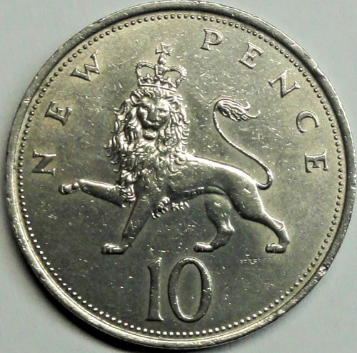 Regno unito new pence 1968 - 10,