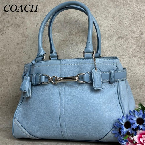 Coach handbag leather light - coach,