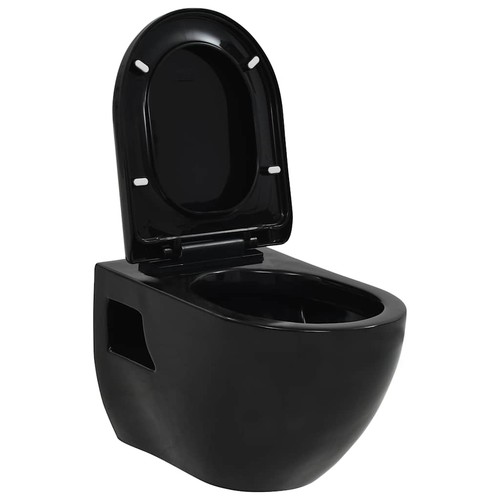 Sospeso ceramica nera - wc,