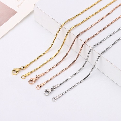 Collana serpente acciaio inox
