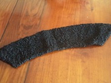 ANTICO COLLO DI PELLICCIA NERO