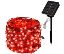 Tubo luminoso rosso Natalizio