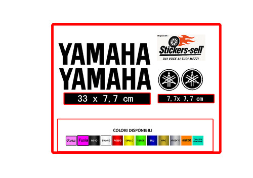 Adesivi yamaha 2 - , 33