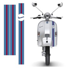 Vespa stickers stripes martini