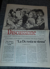 giornali d'epoca - LA DISCUSSIONE 22 APRILE 1985