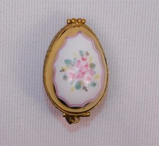 Peint Main Limoges uovo oro