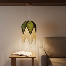 Paralume in Tessuto con Nappe