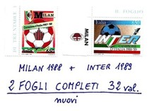 ITALIA 1988 e 1989. CALCIO. 2