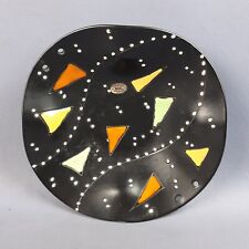 Piatto D’arte S.I.C. Ceramiche Artistiche Design Fazzoletto Modernista Anni 70