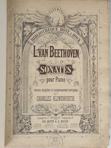 Libro spartiti van - spartiti, beethoven
