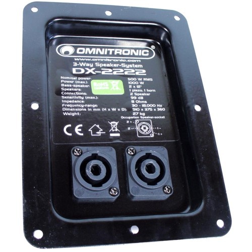 Crossover omnitronic 2222 - omnitronic, dx