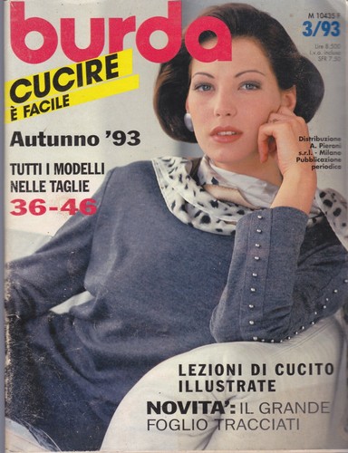 Burda cucire italia num - italia, num.