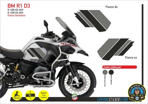 Adesivi bmw 1250 r1200 gs - adesivi, 1250/r1200