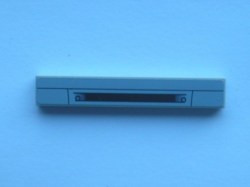 Lego light bluish gray tile - bluish,