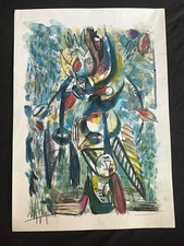 WILFREDO LAM disegno e quadro