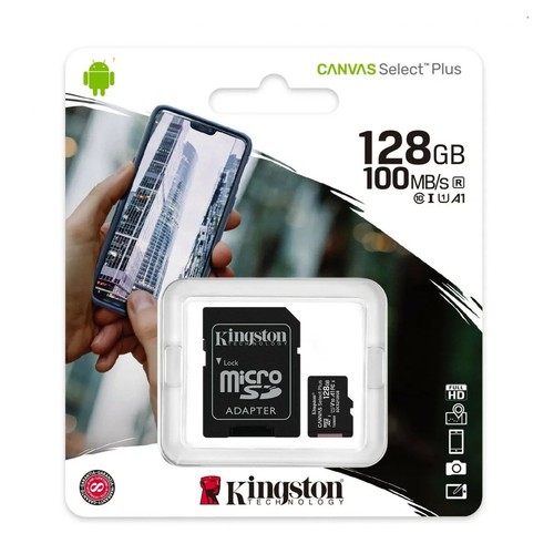 Kingston micro sdxc 128 - kingston, gb