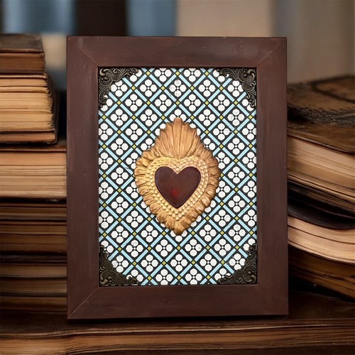 Cornice con cuore - , sacro
