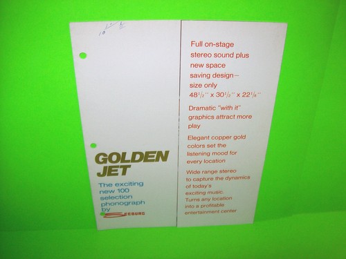 Seeburg se100 golden jet - se100,