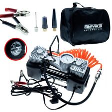 MINI COMPRESSORE 12V 150 PSI Doppio Cilindro Pompa Aria Auto Compressore Aria Compressa