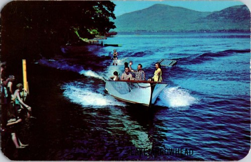 Cartolina lake arrowhead - lake,