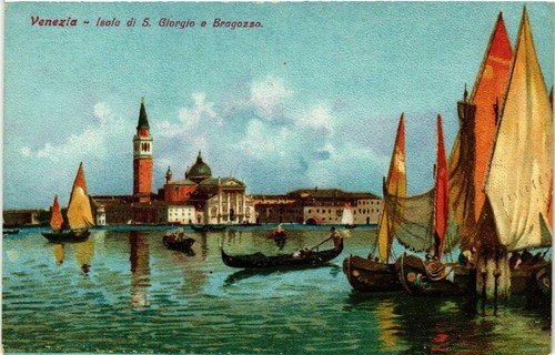 Cpa venezia isola s - venezia, di