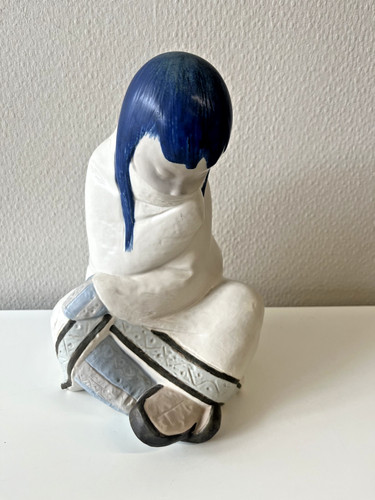 Grande statuina lladro ragazza - grande,
