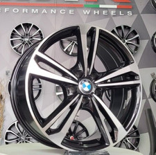 4 Cerchi in lega compatibili BMW X1 X2 X3 X4 SERIE 3 5 2017 SERIE 2 18 EMBLEMA