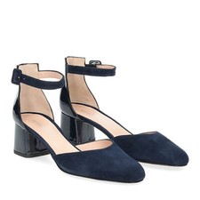 Andrea Schuster sandaliera camoscio blu