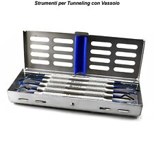 Strumenti per Tunneling Rialzo del Seno Implantologia Vassoio Sterilizzazione CE