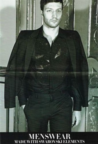Menswear made with swarovski - menswear,